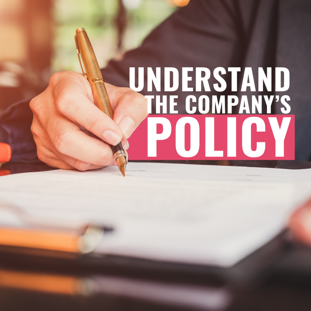 What's Your Company's Policy?