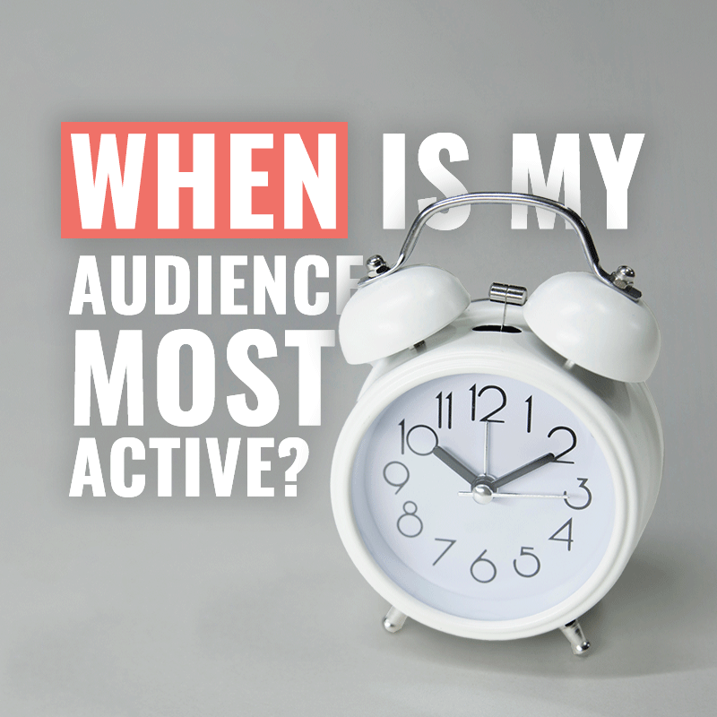 When Is My Audience Most Active?