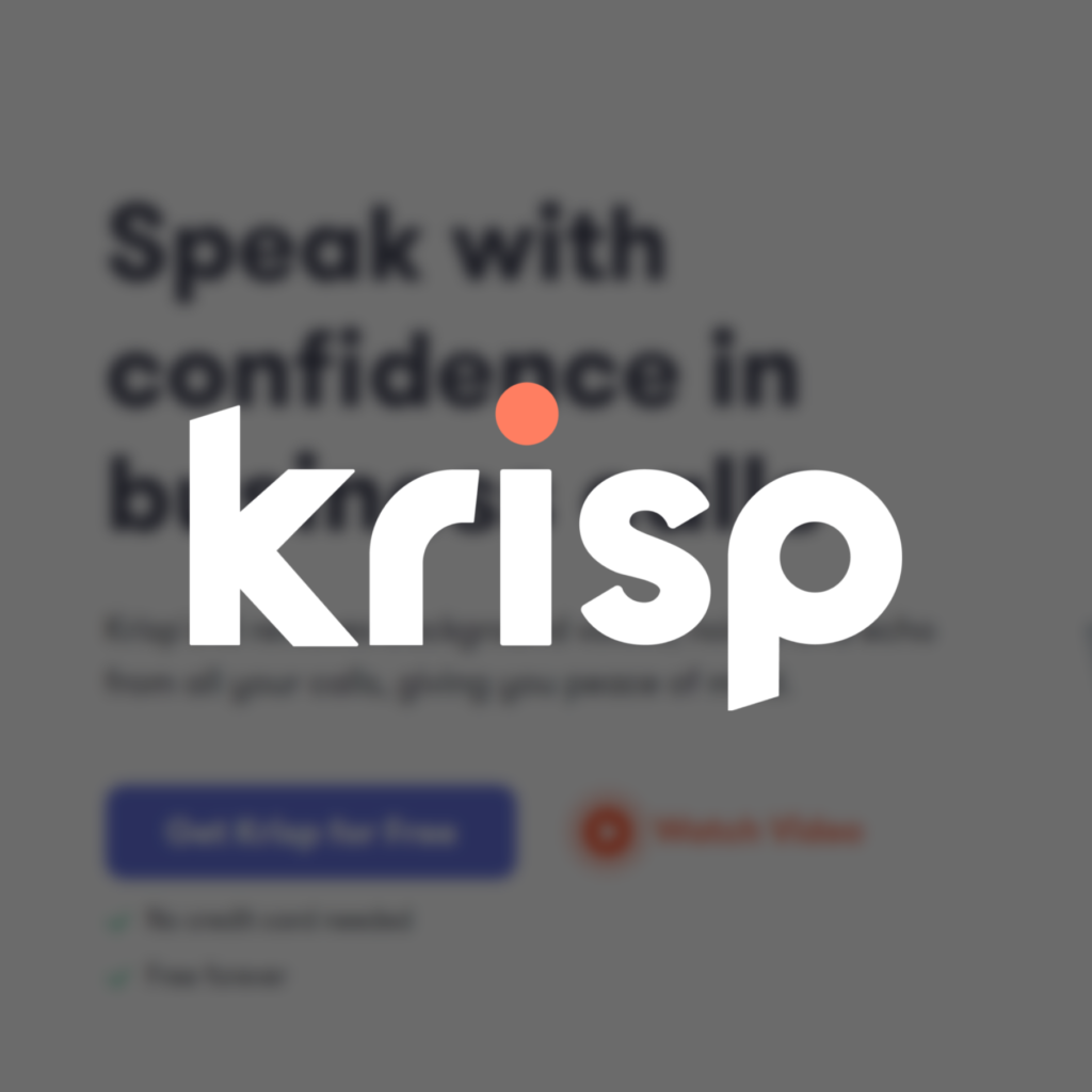 Krisp creates a virtual microphone on your device and routes your audio through it, which will eliminate any background noise before it reaches your call or meeting. Talk about one of our favorite 6 productivity apps!