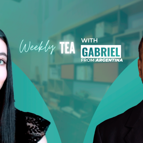 Weekly Tea with Gabriel from Argentina!