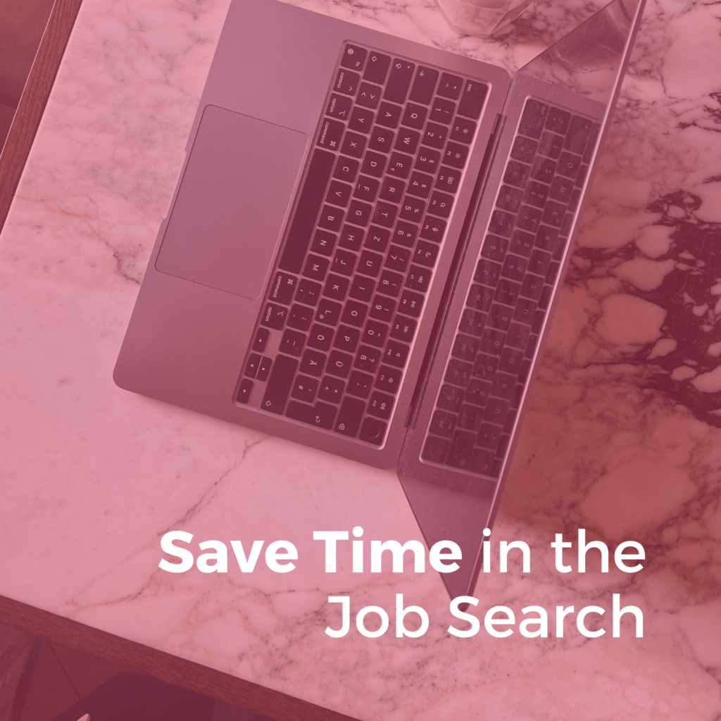 Save Time in the Job Search