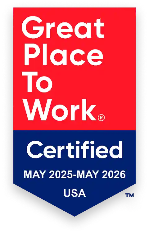 Certified Great Place To Work 2025-2026