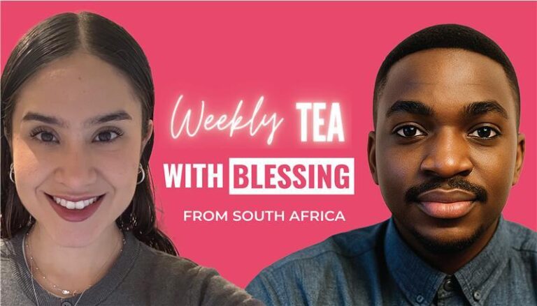 Weekly Tea with Blessing from South Africa